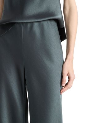 Fluid Satin Bias Pant