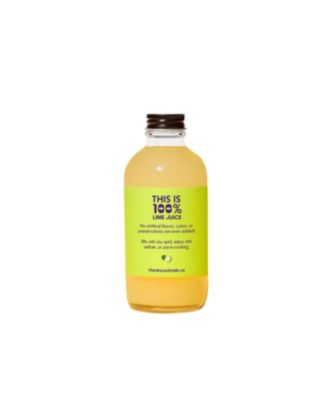 100% Lime Juice, 4 Fl Oz (Pack of 2)