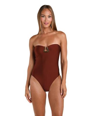 Solid Bandeau One Piece
