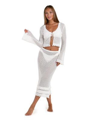 Flora Flair Cropped Caridgan Top