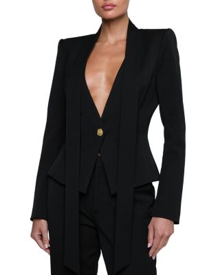 Romy Tie Neck Blazer