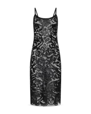Kazuko Laser Cut Midi Dress