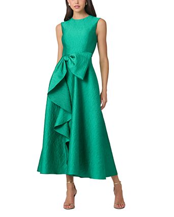 ladies emerald green dress The Vanity Room Womens Vneck Foil Knot Midi Sz S NWT Kindly include your height or preferred gown length. Green Dresses: Emerald Green, Sage