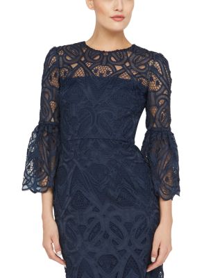 Jen Flared Sleeve Sheath Dress