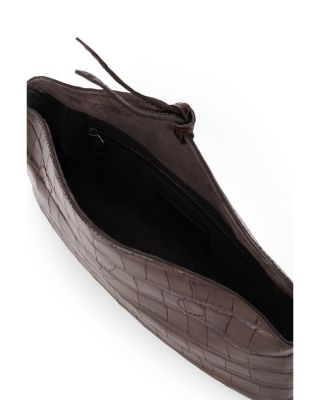 Eve Croco Embossed Leather Clutch