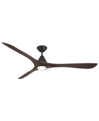 Fans Carve 72 in Selectable 2700-3000-4000-5000K LED Indoor or Outdoor Smart Home Ceiling Fan