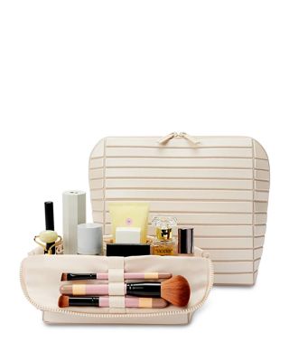 Parallelle - The Champagne Traveller Cosmetic Bag Bundle - Exclusive
