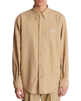 Logo Oxford Button Shirt
