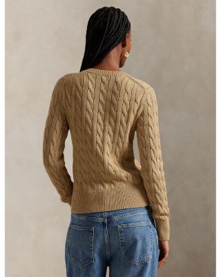 Cotton Cable Knit Cardigan