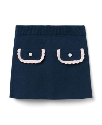  Unisex Crochet Trim Sweater Skirt