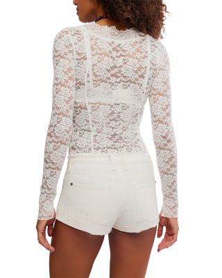 All Night Sheer Floral Top