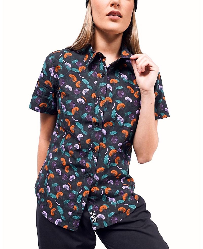 Wildfang The Essential Button Up Shirt In Animal Print