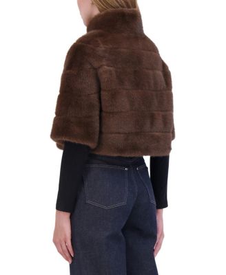 Faux Fur Mink Bolero