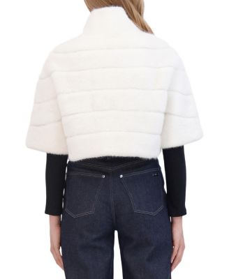 Faux Fur Mink Bolero