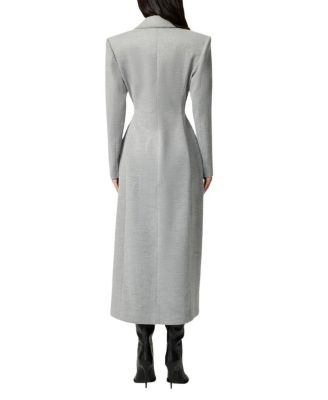 Structured Double-Breasted Maxi Coat