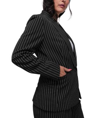The Empower Pinstripe Tux Blazer