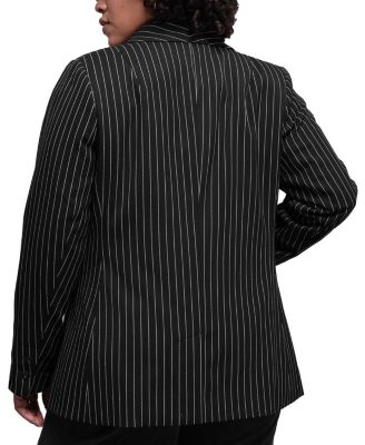 The Empower Pinstripe Tux Blazer