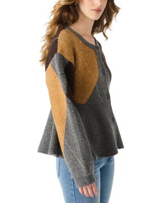 Lillie Crewneck Cardigan Sweater