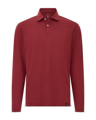 Pima Interlock Long Sleeve Polo
