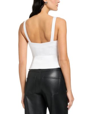 Dana Double Tie Front Top
