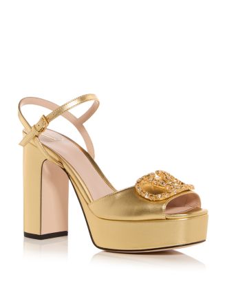 Valentino Garavani Women's VLogo Embellished Platform Sandals