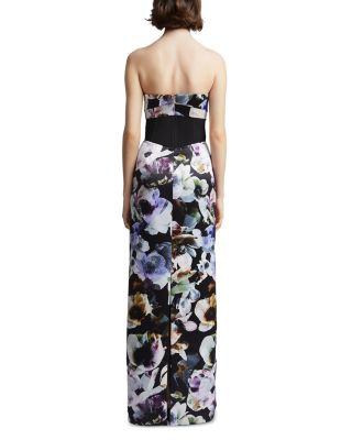 Roslyn Floral Twist Front Gown