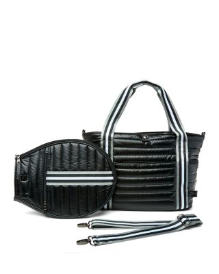 Love Royln Large Quilted Nylon Tennis Bag