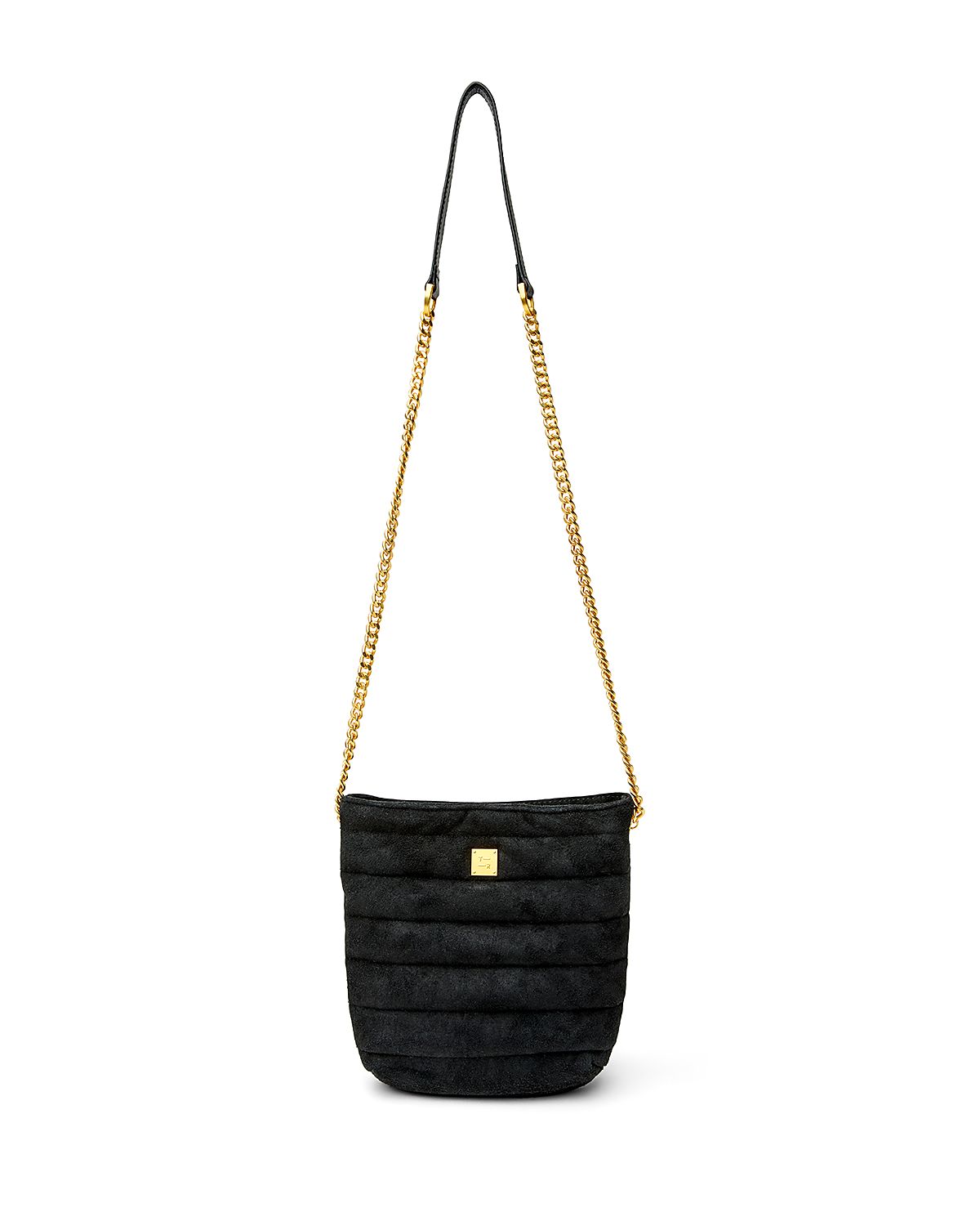 Think Royln Dream Stash Small Quilted Suede Shoulder Bag