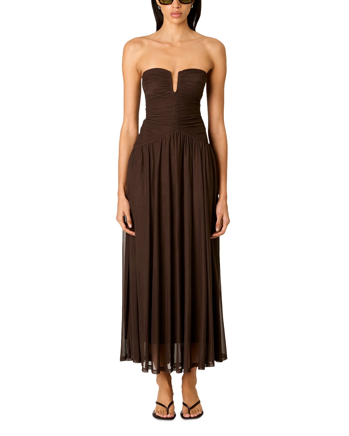 Beverly Strapless V-Wire Dress