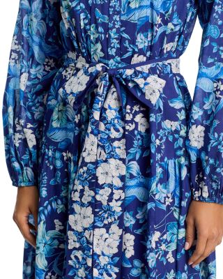 Zariah Pleated Tie Waist Dress