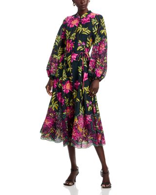 Lana Eyelet Trim Dress