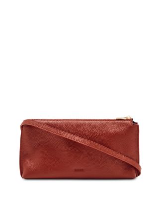 Muriel Double Pouch Leather Crossbody