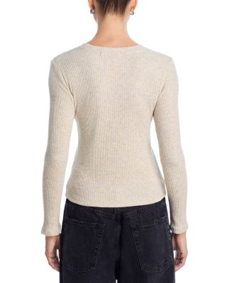 Jolie Ribbed Long Sleeve Tee