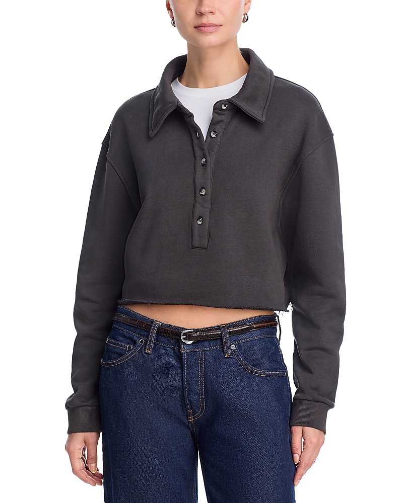 Perfectwhitetee Vinny Fleece Sweatshirt In Gray