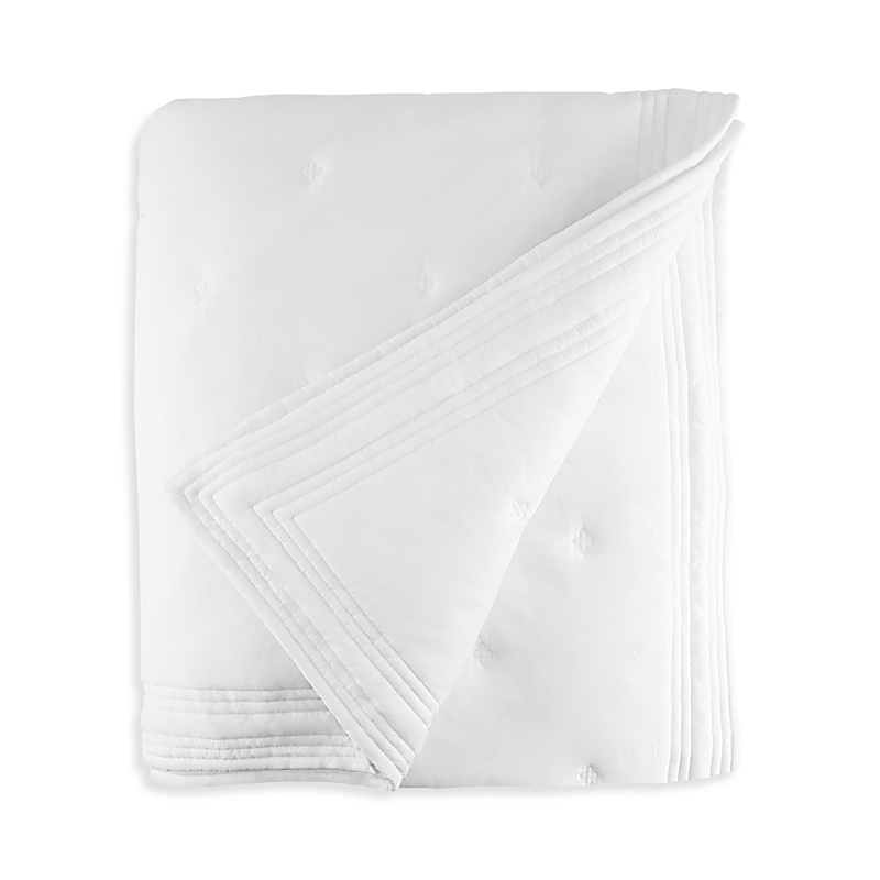 Michael Aram Tufted Quilt Coverlet, King In White