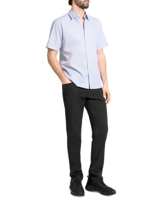 Irving Short Sleeve Mini Geo Relaxed Fit Button Down Shirt