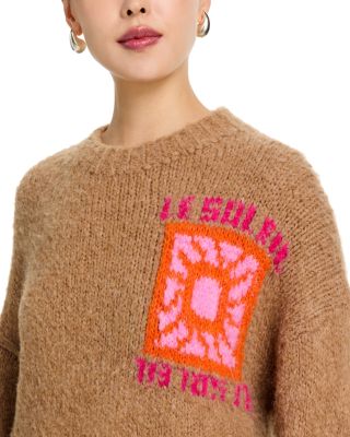 Jacquard Crewneck Sweater 