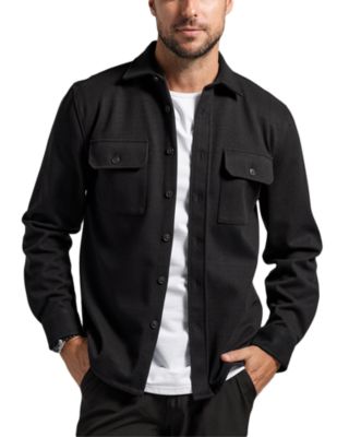 Coastal Button Front Overshirt