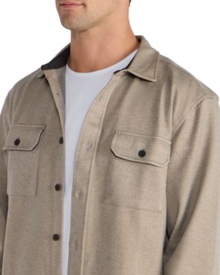 Coastal Button Front Overshirt