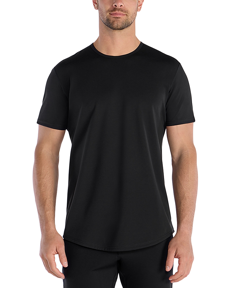 Bylt Basics Drop Cut Tee In Black