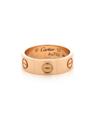  Love Band Ring 18K Rose Gold