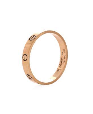  Love Wedding Band Ring 18K Rose Gold