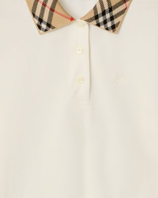Imogen Check Collar Polo Shirt