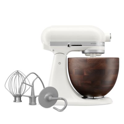 Artisan Series 5 Quart Tilt Head Stand Mixer with Walnut Wood Bowl