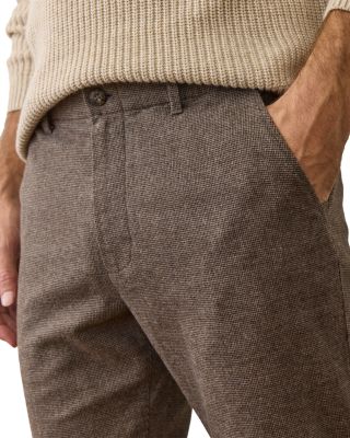 Slim Straight Houndstooth Chinos