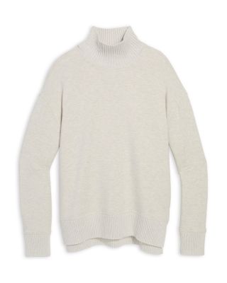 Dreamcloth Rib Mix Funnel Neck Sweater 