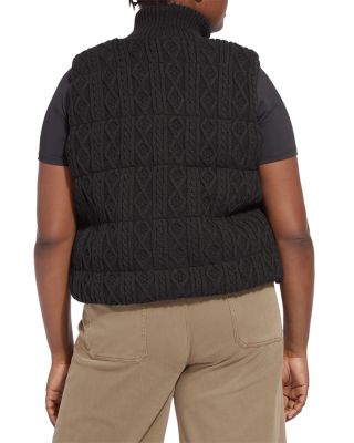 Prudence Reversible Sweater Puffer Vest