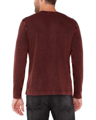 Long Sleeved Henley Tee