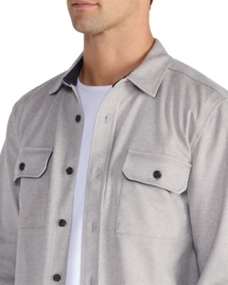 Coastal Button Front Overshirt