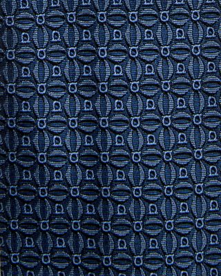 Silk Skinny Geometric Tie